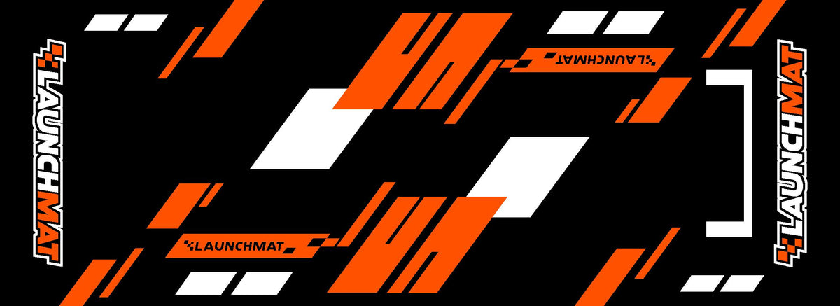 Carpeted Motorcycle Mats (Block Design)